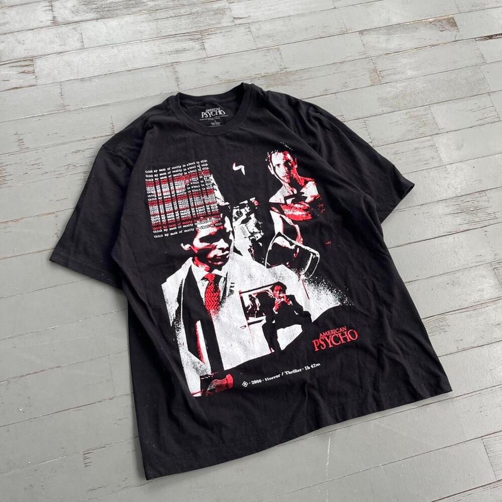 2000s American Psycho Movie Promo Tee Shirt